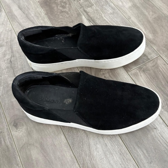 Vince Warren platform sneakers (Black) - Picture 4 of 5